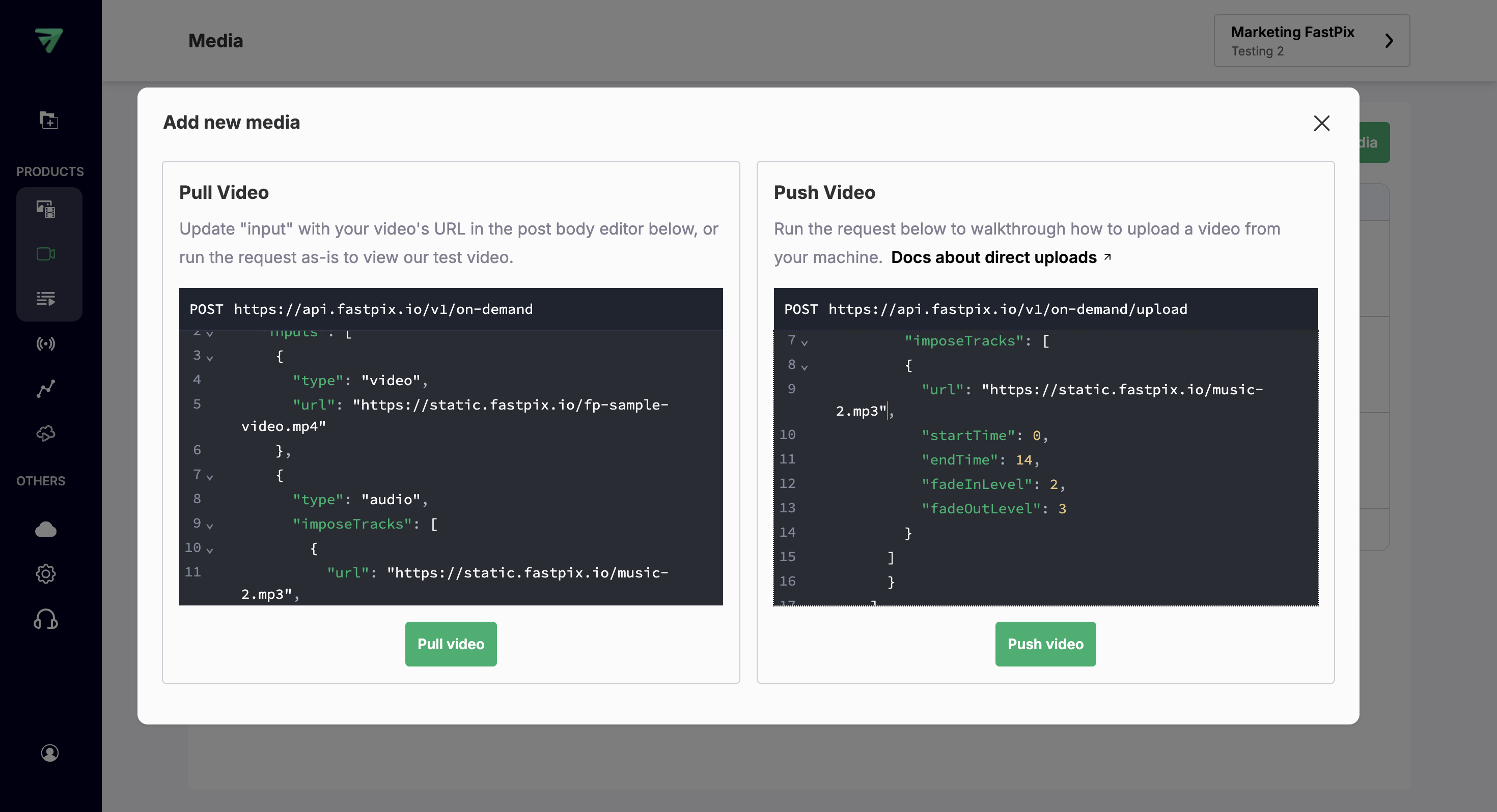 Using Google Drive link to upload 