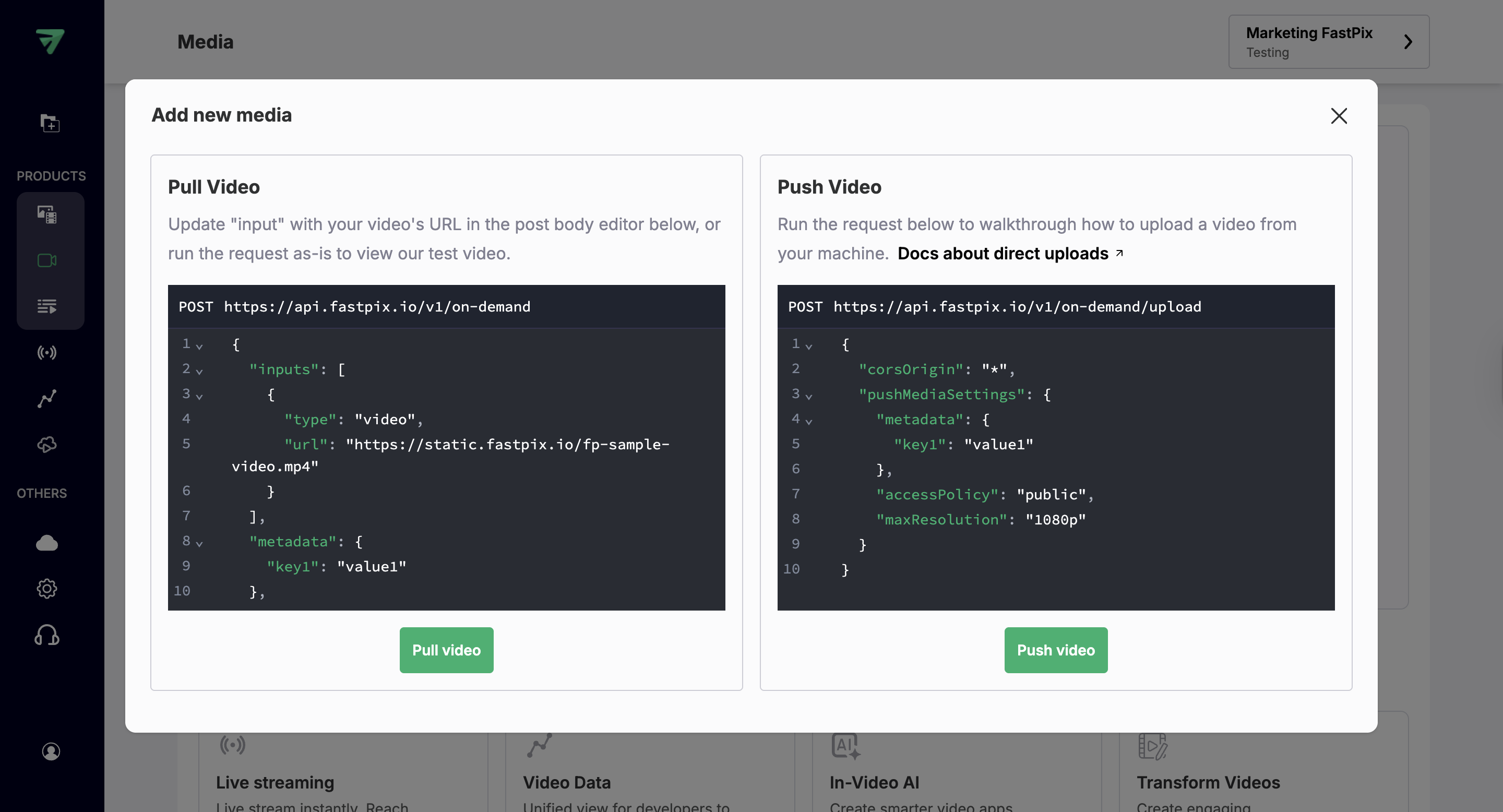 Using Google Drive link to upload 