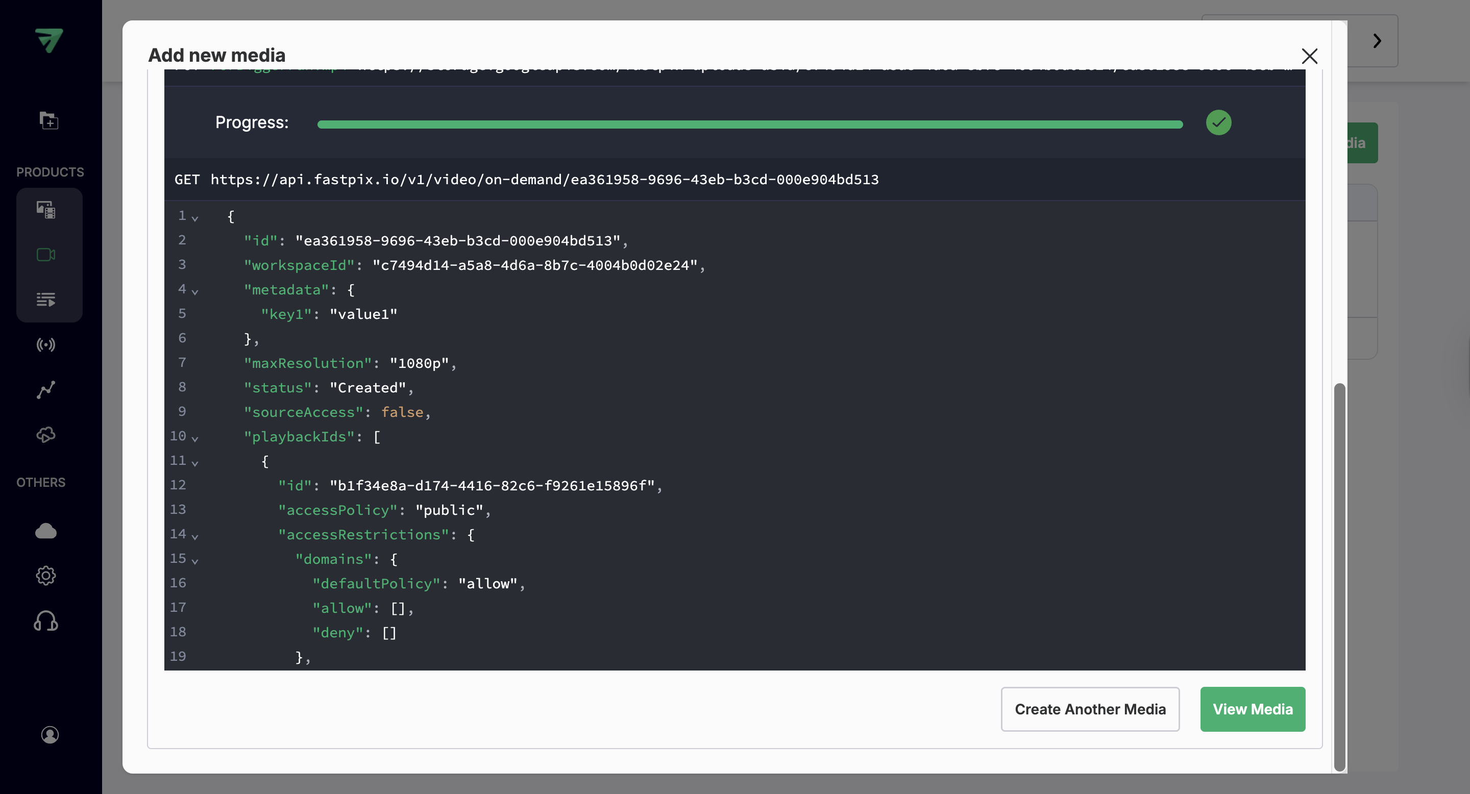 Using Google Drive link to upload 