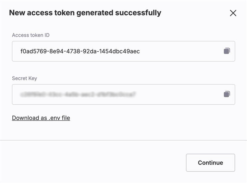 FastPix access token environment