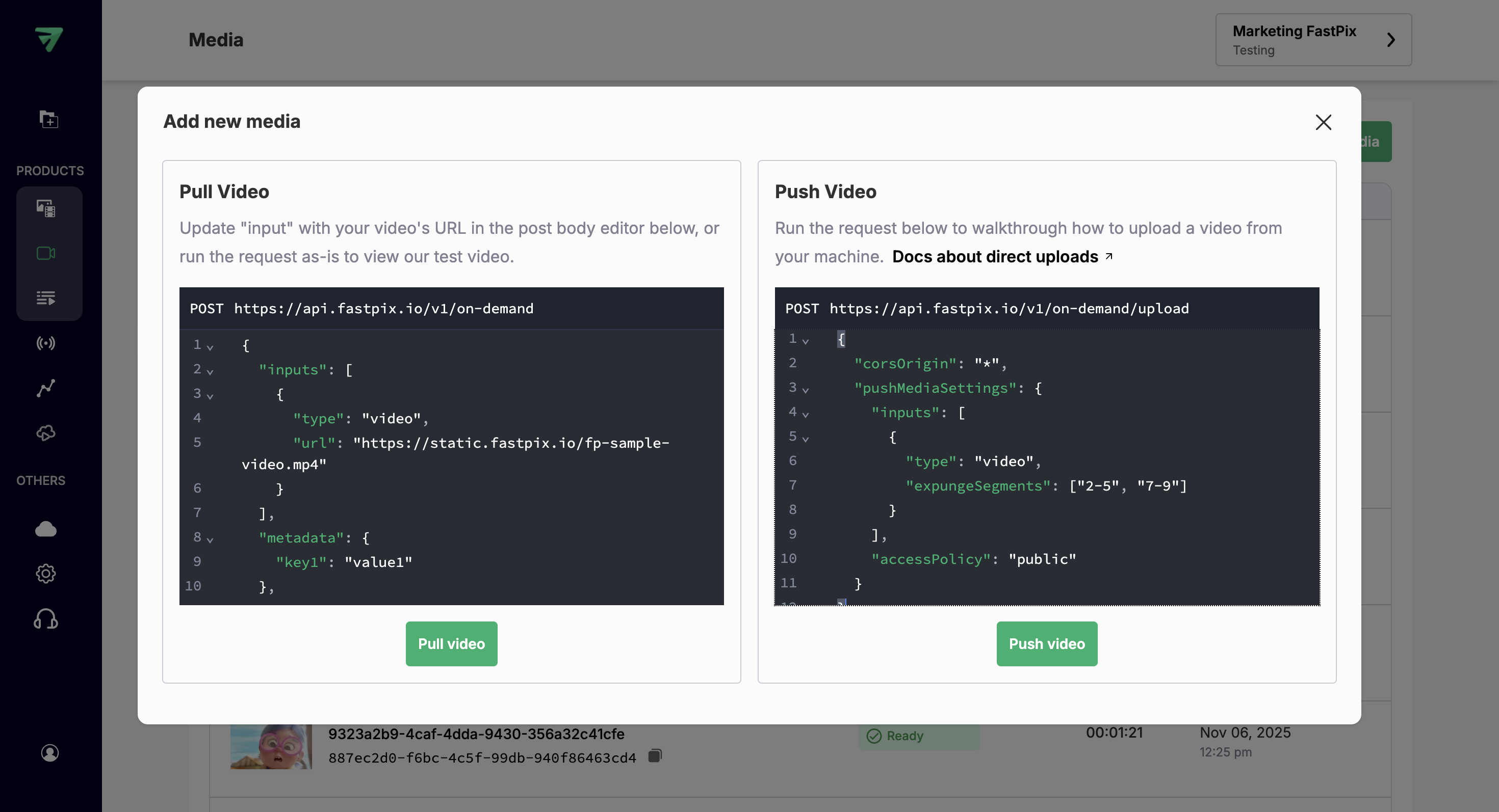Using Google Drive link to upload 